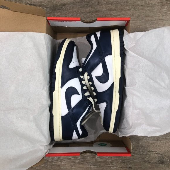 Nike Dunk Low PRM Vintage Navy - Picture 6 of 7